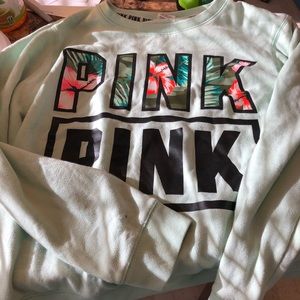 PINK minty long sleeve shirt